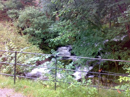 Scandale Beck as it flows under Low Sweden Bridge