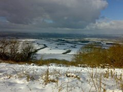 Looking north toward Shawbury
