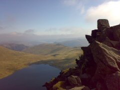 Looking back at Birkhouse Moor and Ullswater